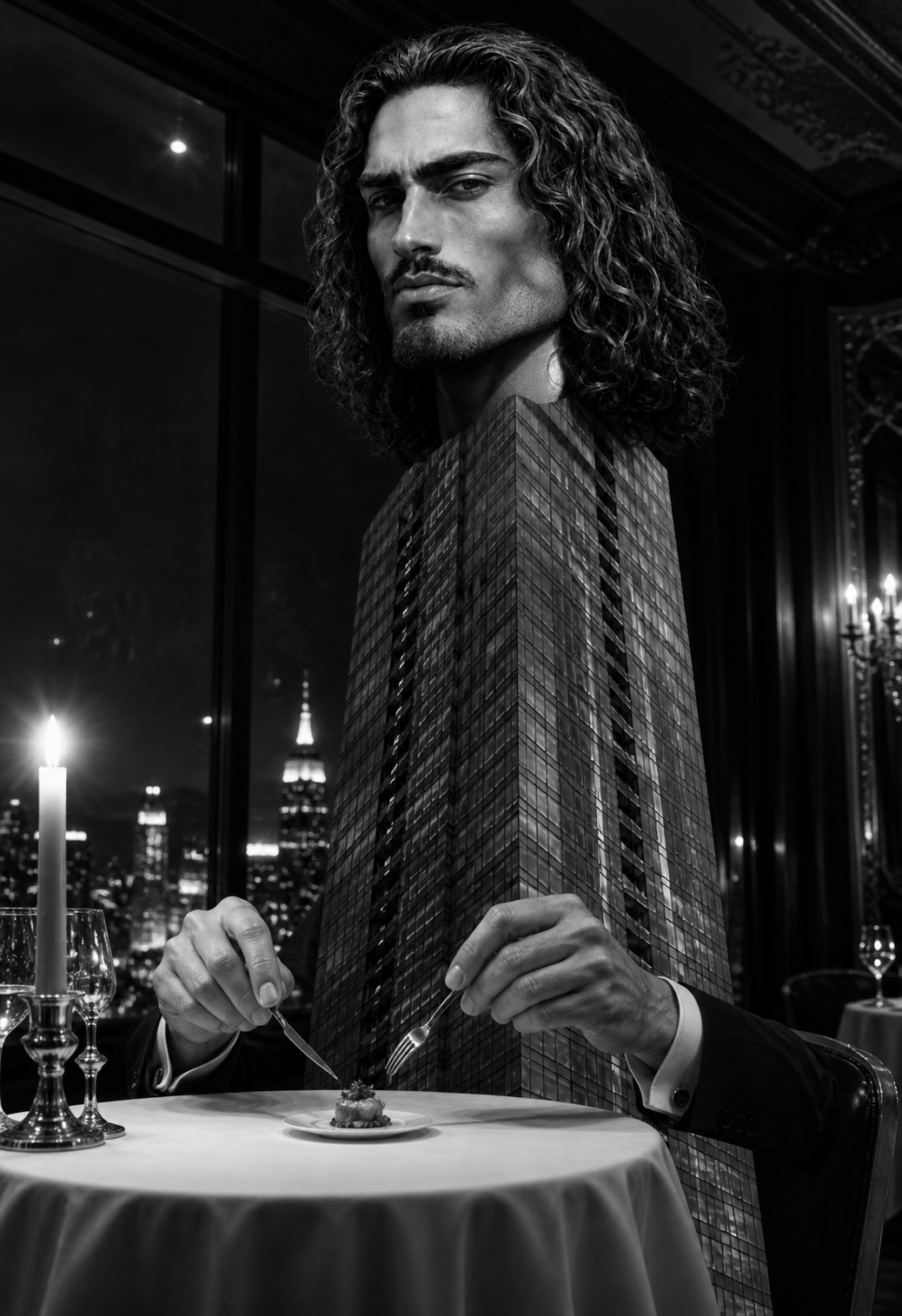 fine dining, giant portions